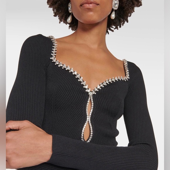 Self-Portrait Embellished Cutout Mini Dress - Picture 3 of 3